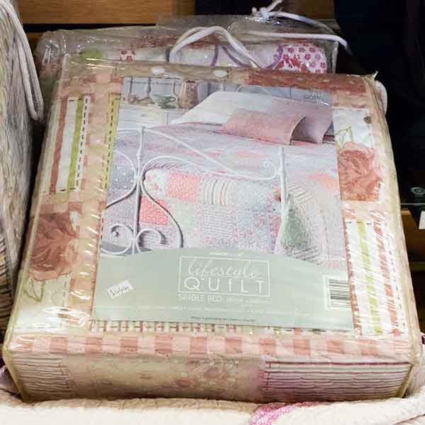 Country Club luxury embroidered quilts, single bed size 180 x 240cm, £49.99
