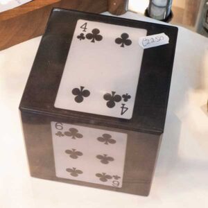 Playing card cube £22.50
